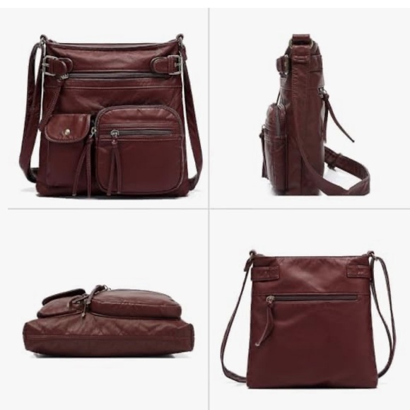 Scarleton Crossbody Bag Brand New Burgundy - Picture 6 of 16